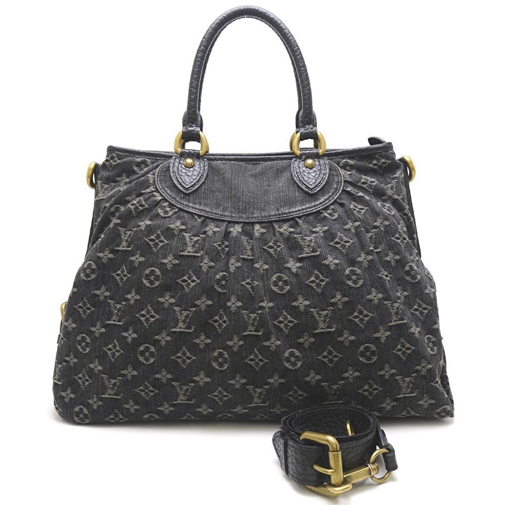 Louis Vuitton Monogram Denim Neo Cabby GM Noir Black